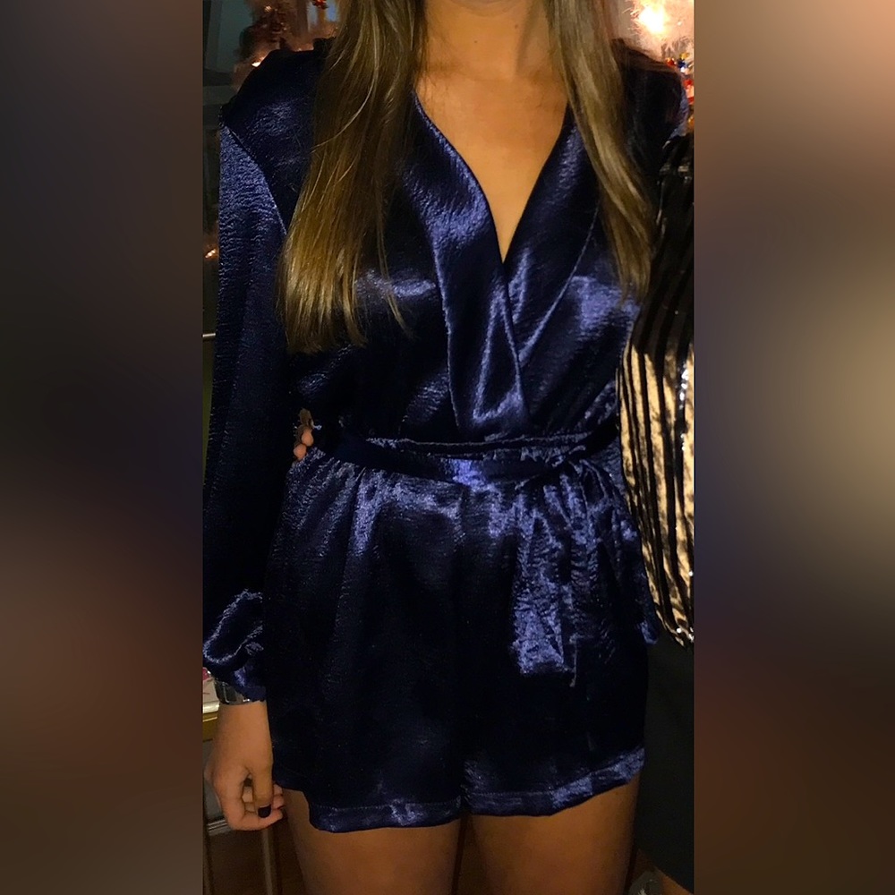 L’ATISTE Navy Blue Romper